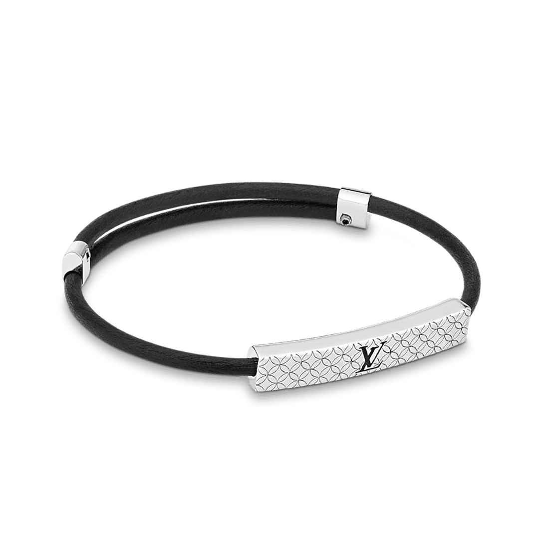 18K Louis Vuitton Champs Elys ̈¦es Black Bracelet