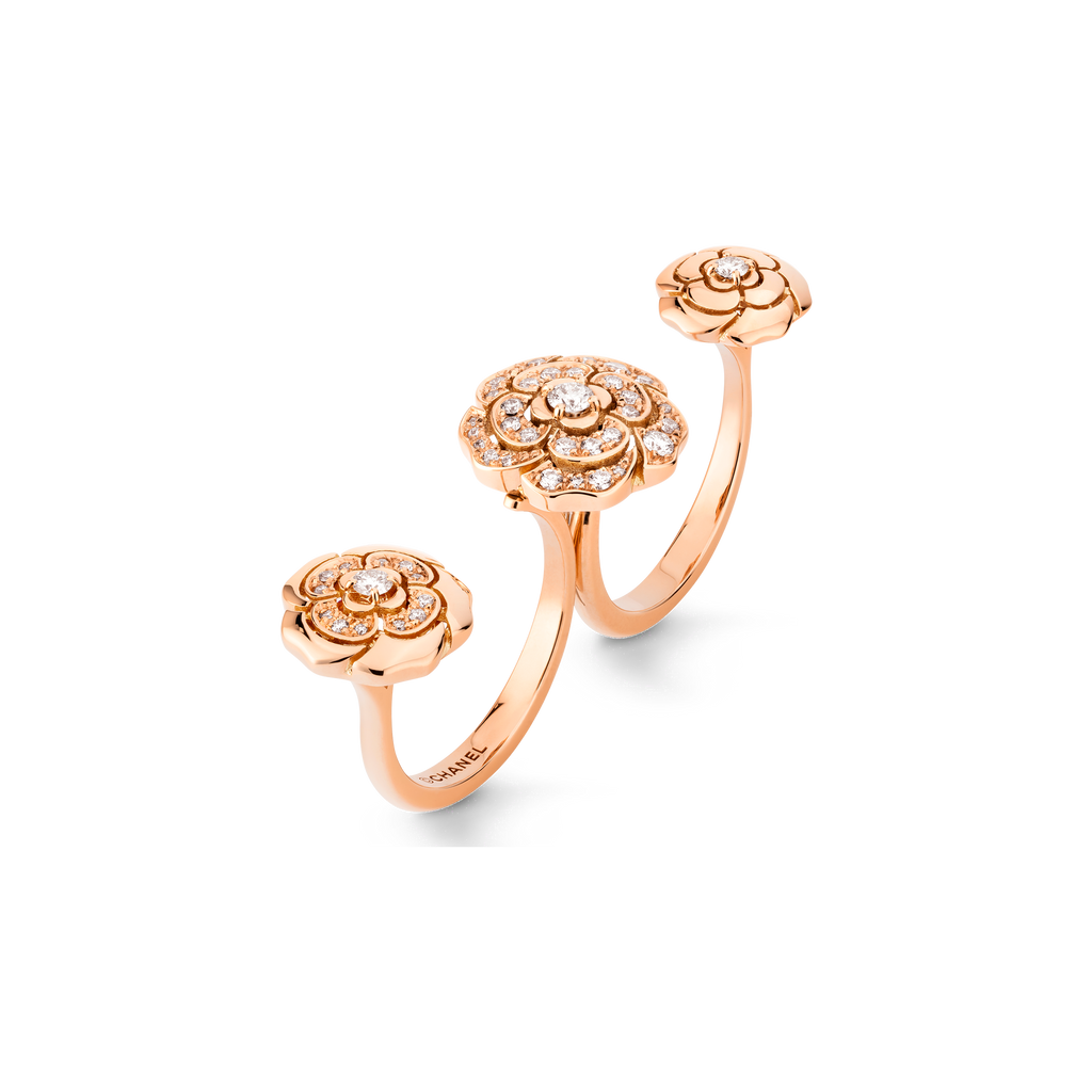 18K Chanel Extrait De Cam ̈¦lia Transformable Ring