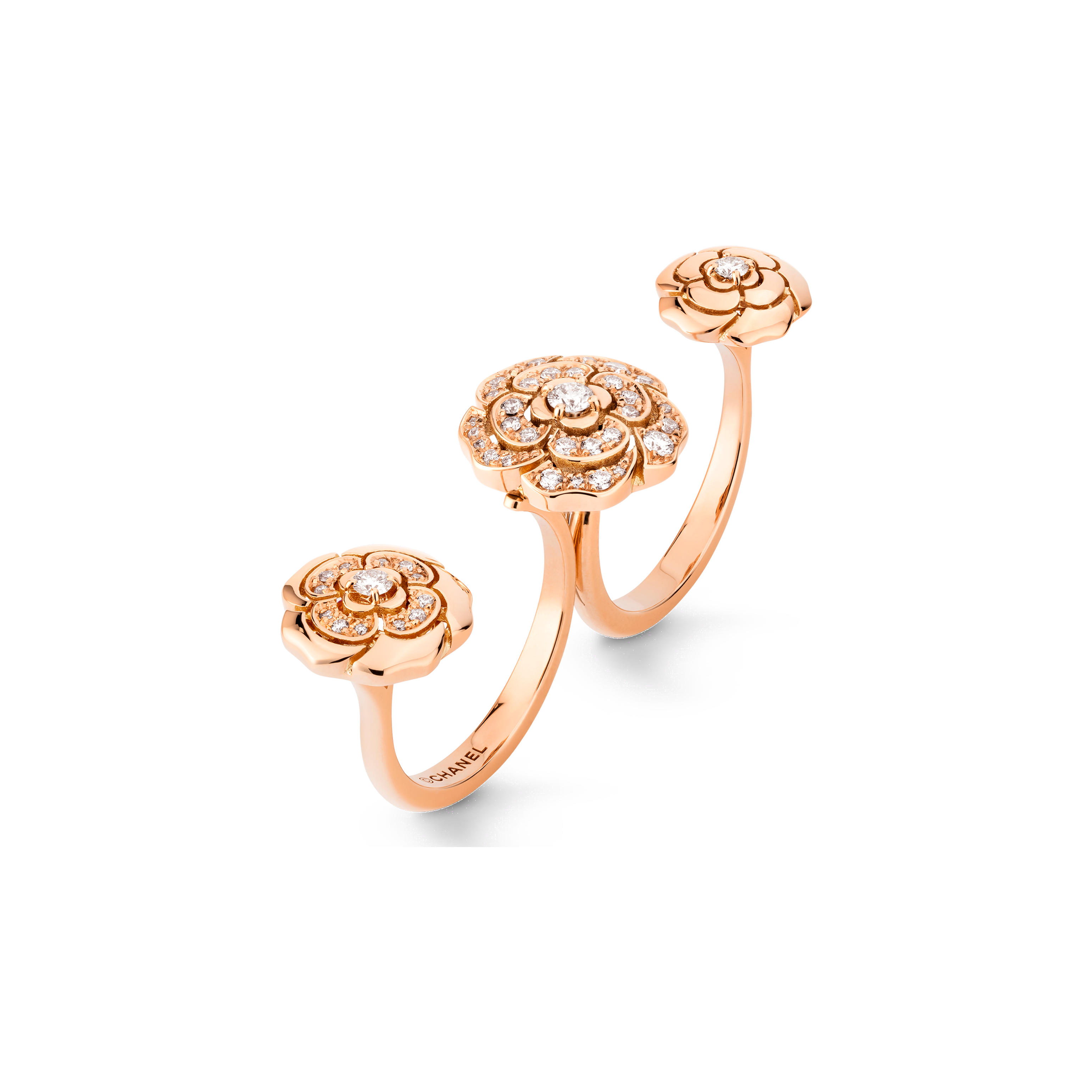 18K Chanel Extrait De Cam ̈¦lia Transformable Ring
