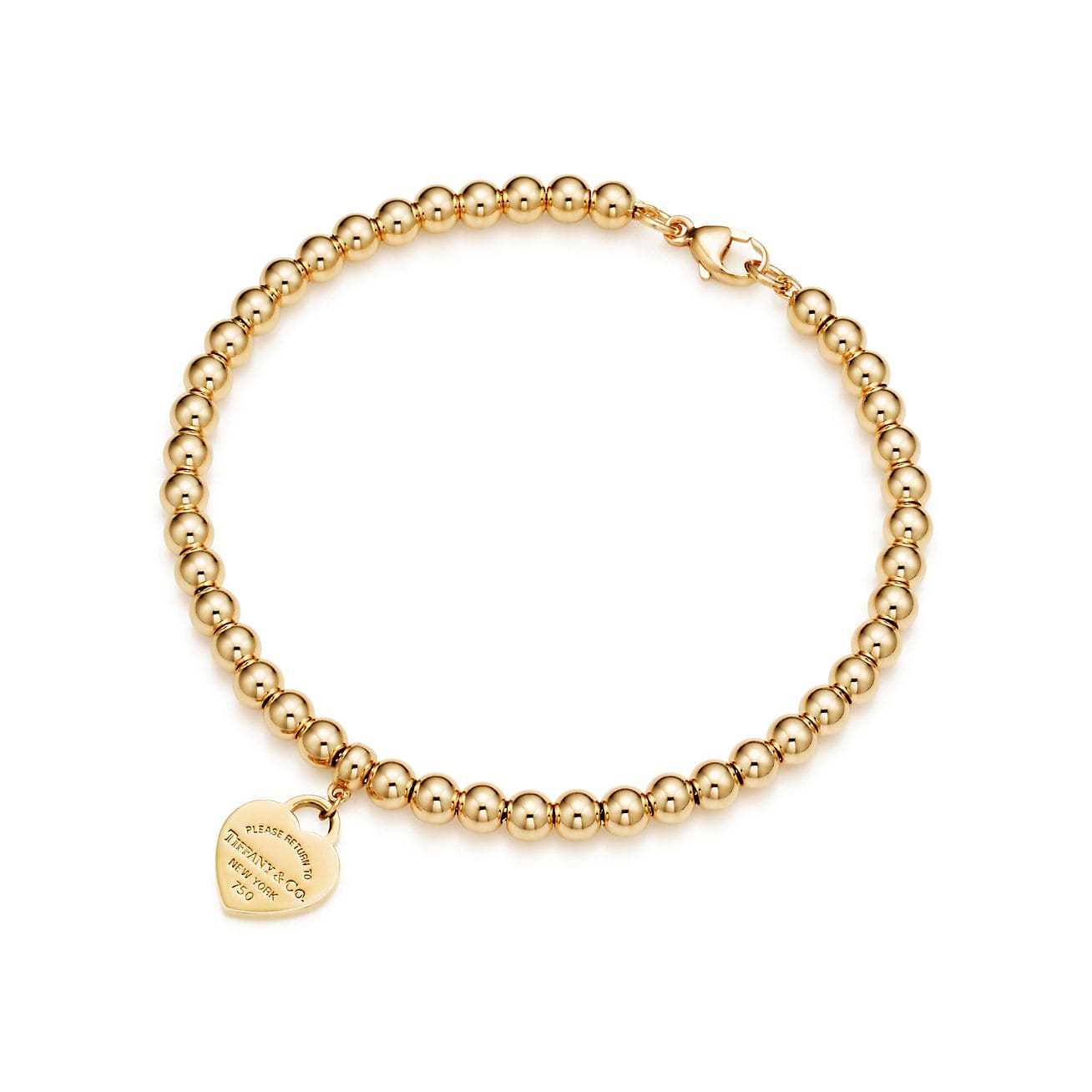 18K Tiffany Return to Heart Tag Bracelet