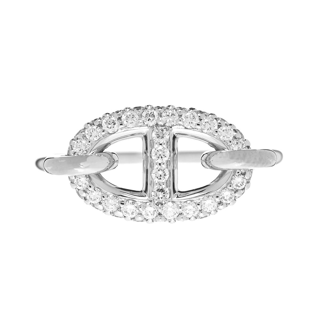 18K Hermes Farandole Diamond Ring