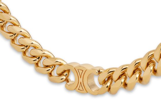 18K Celine Dior Small Gourmette Necklace