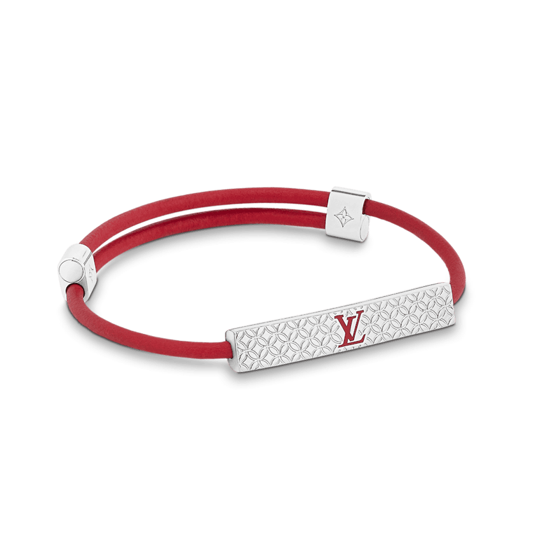 18K Louis Vuitton Champs Elys ̈¦es Red Bracelet