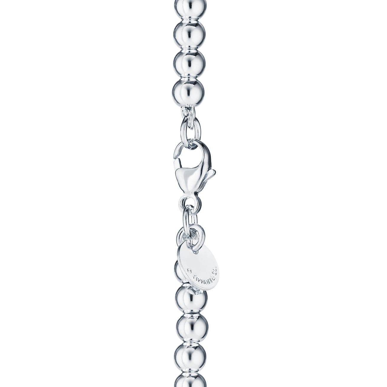 18K Tiffany Return to Pink Heart Tag Bead Bracelet