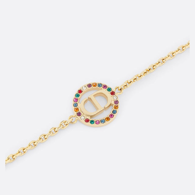 18K Dior Petit Multicolor Crystals Bracelet