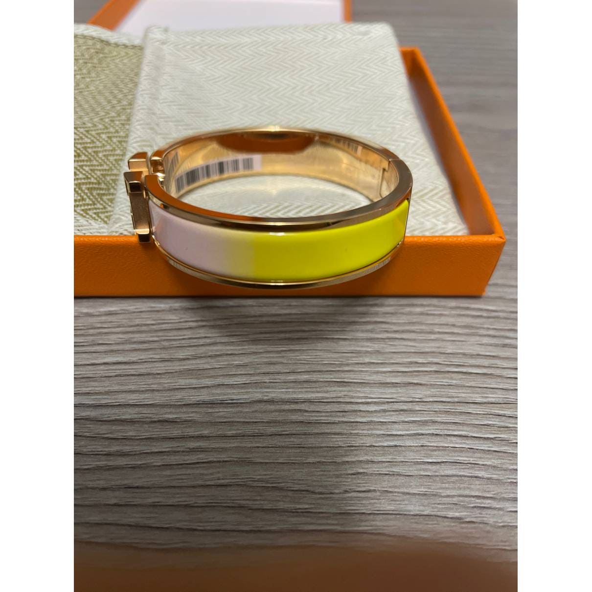 18K Hermes Clic Multicolour Bracelet
