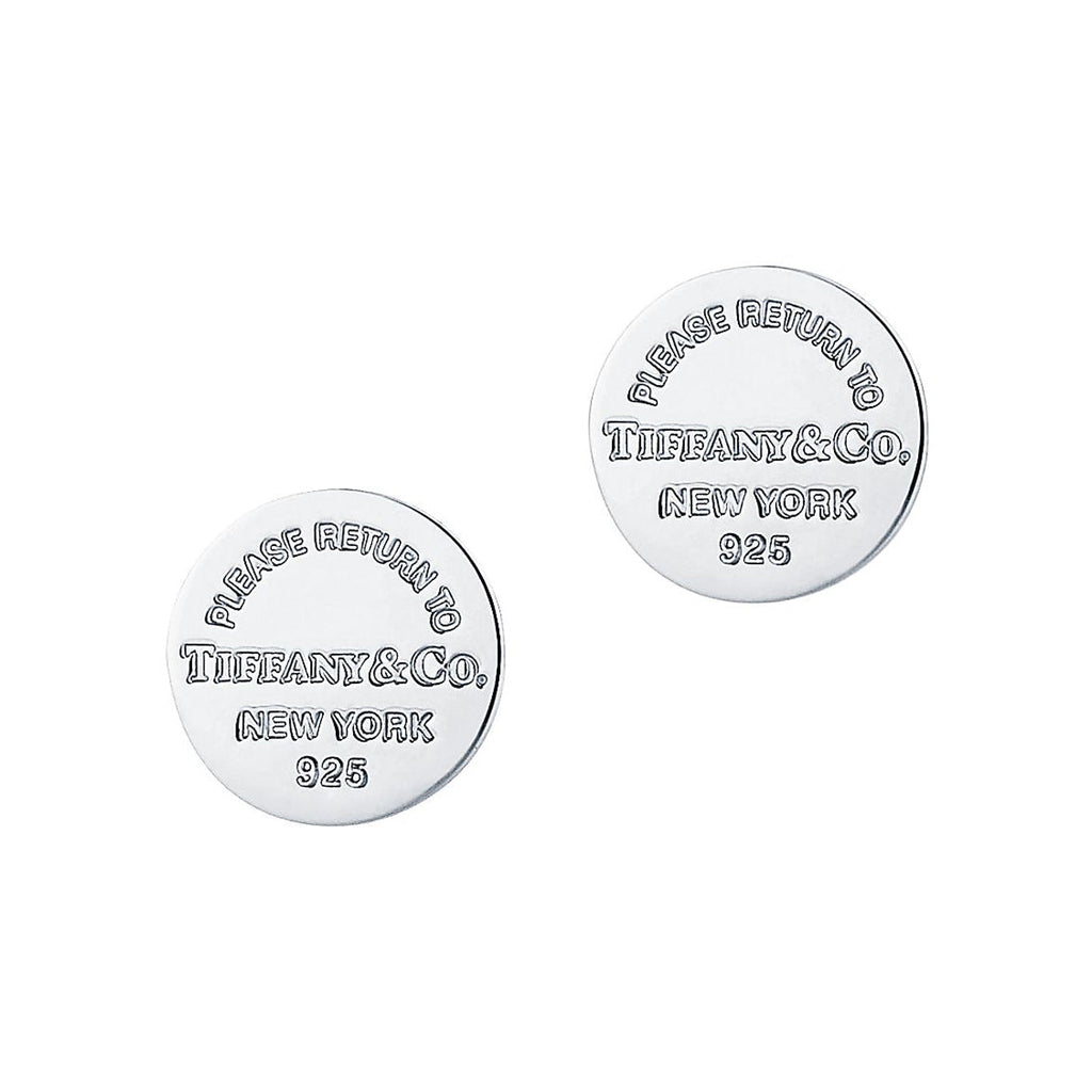 18K Tiffany Return to Circle Stud Earrings