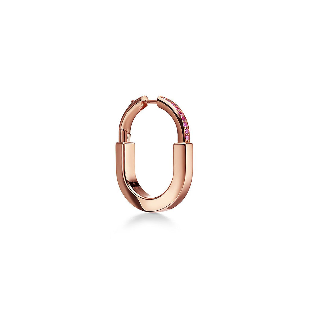 18K Tiffany Lock ROS ̈¦ Edition Medium Earrings