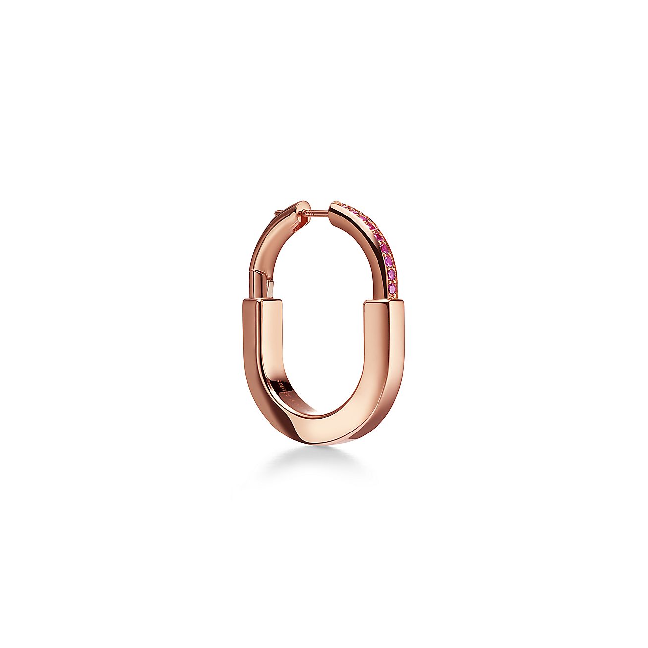 18K Tiffany Lock ROS ̈¦ Edition Medium Earrings