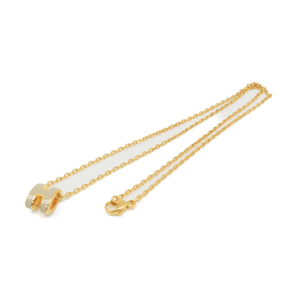 18K Hermes Mini Pop Grey Necklace