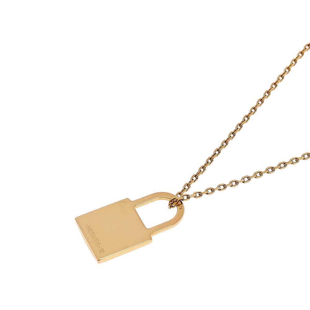 18K Hermes O'Kelly Pendant Necklace