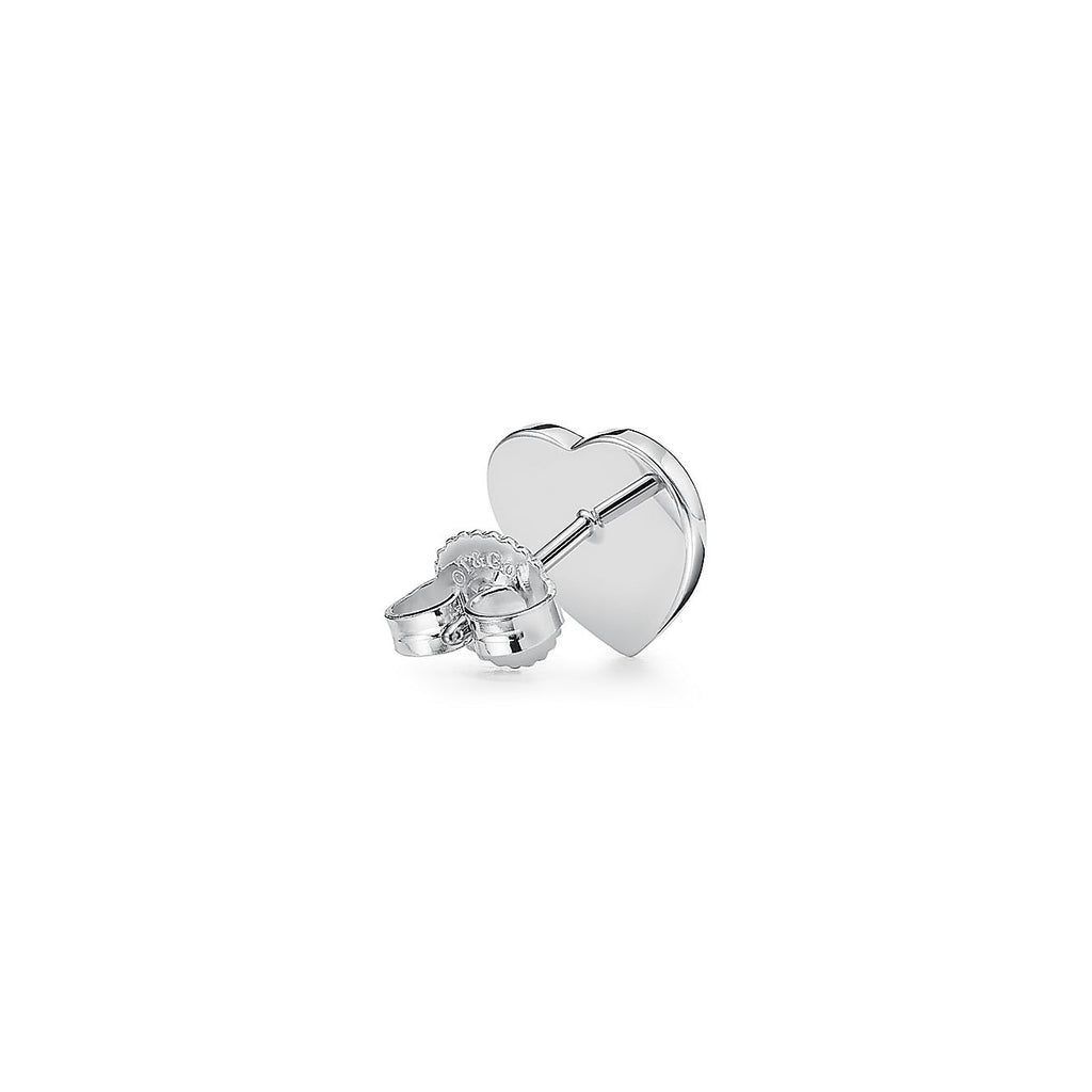 18K Tiffany Return to Blue Heart Earrings