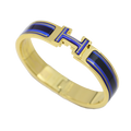 18K Hermes Clic Purple Bracelet