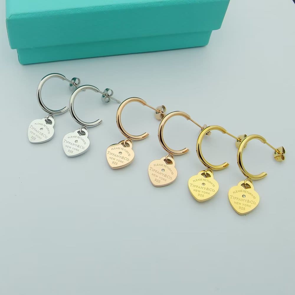 18K Tiffany Return to Hoop Earrings
