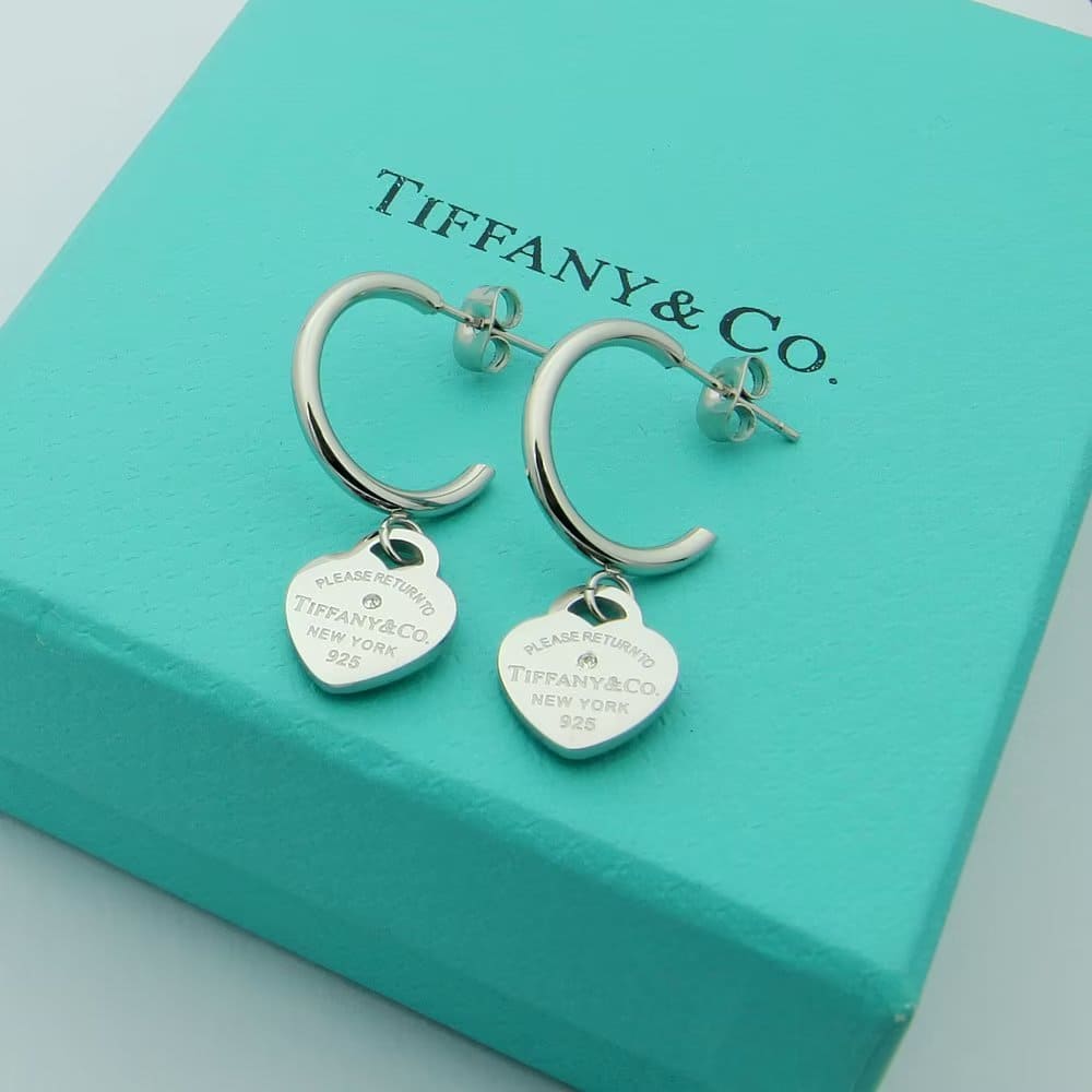 18K Tiffany Return to Hoop Earrings