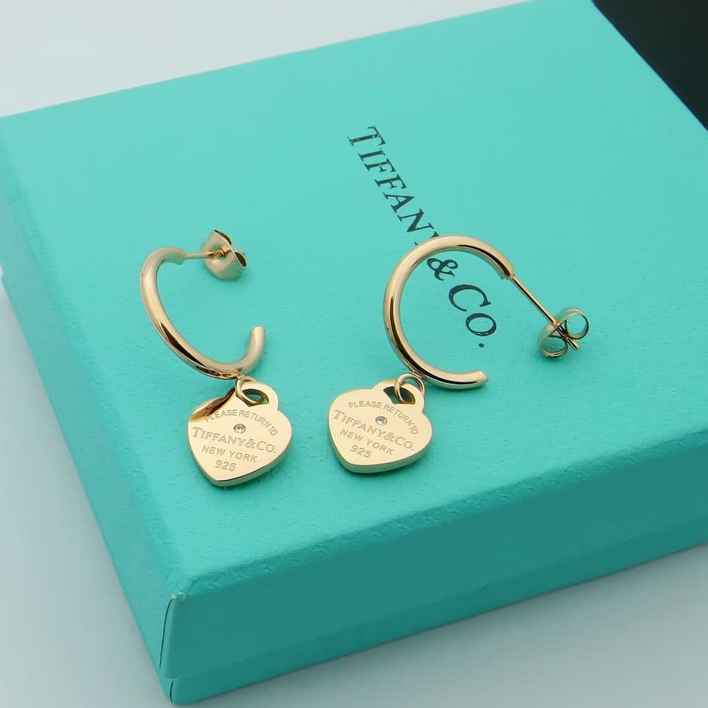 18K Tiffany Return to Hoop Earrings