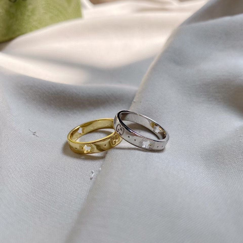 18K Gucci Double Icon Ring
