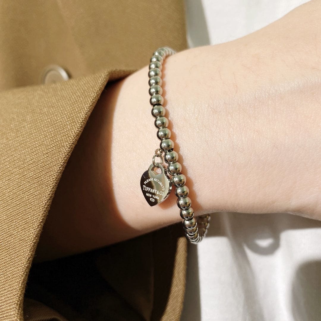 18K Tiffany Return to Heart Tag Bracelet