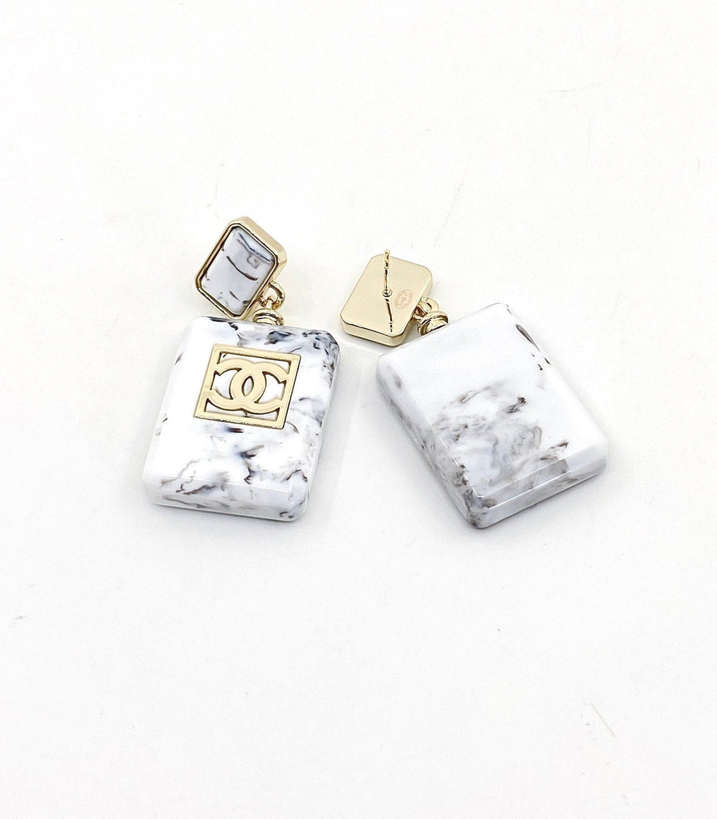 18K Chanel Eternal No. 5 Earrings