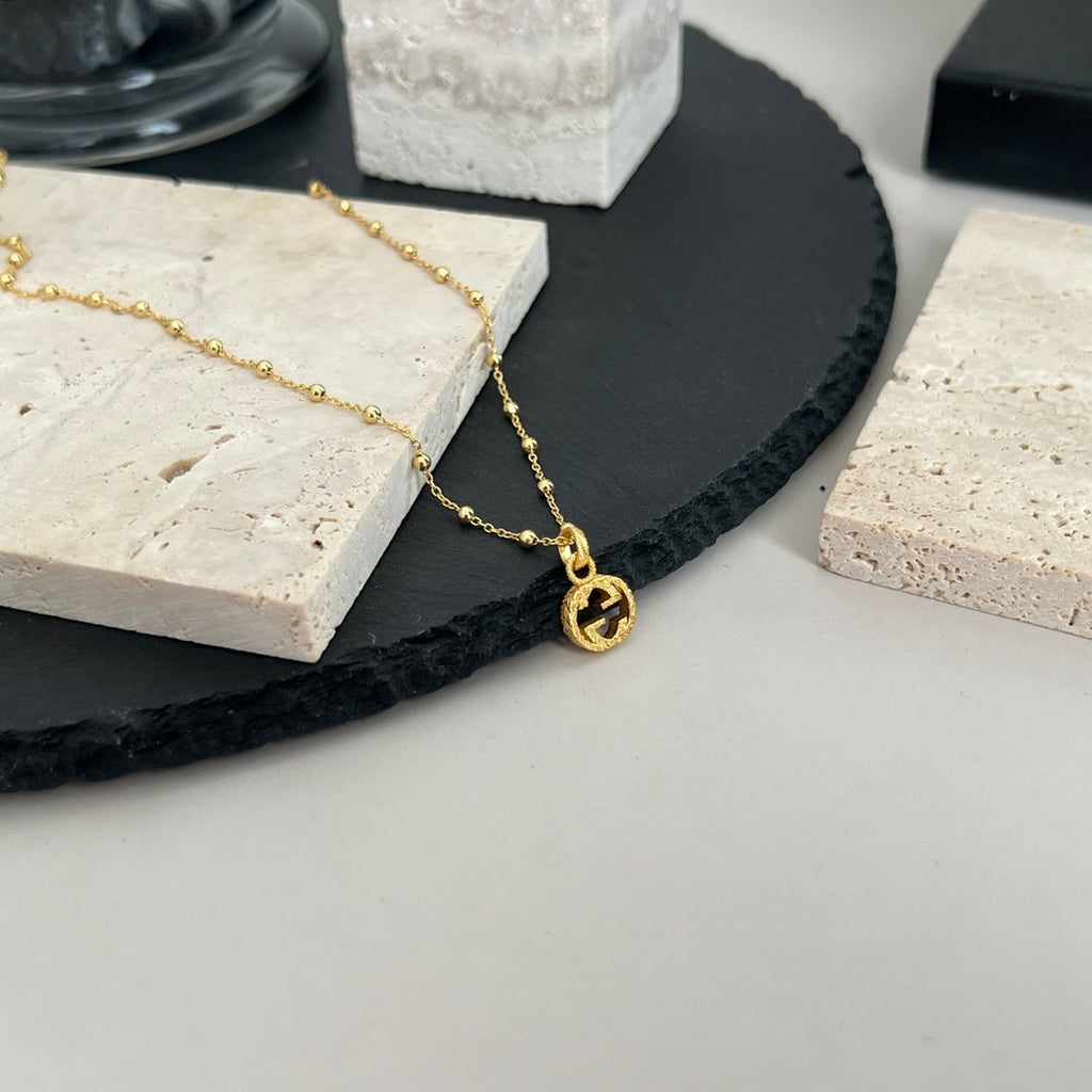 18K Gucci Double Interlocking Gucci Necklace