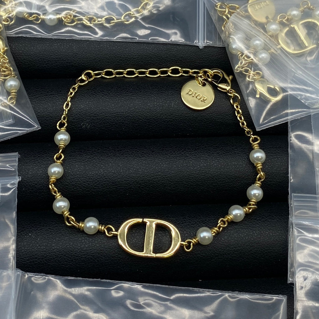 18K Dior Petit Pearls Bracelet