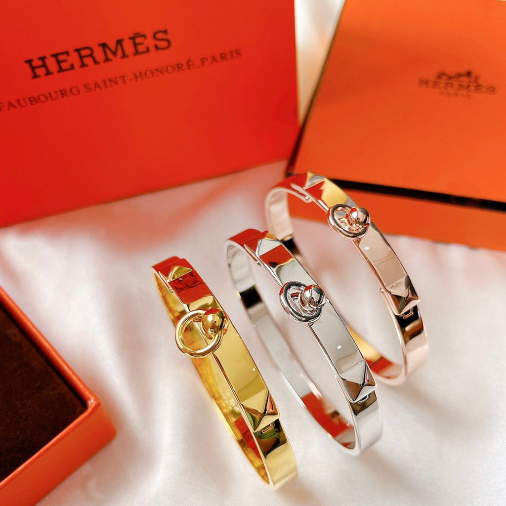 18K Hermes Collier De Chien Bracelet
