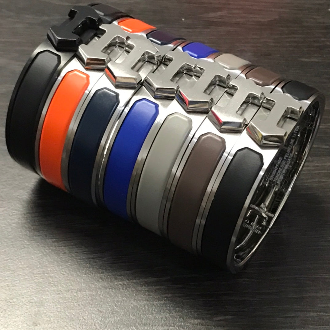 18K Hermes Super Orange Bracelet