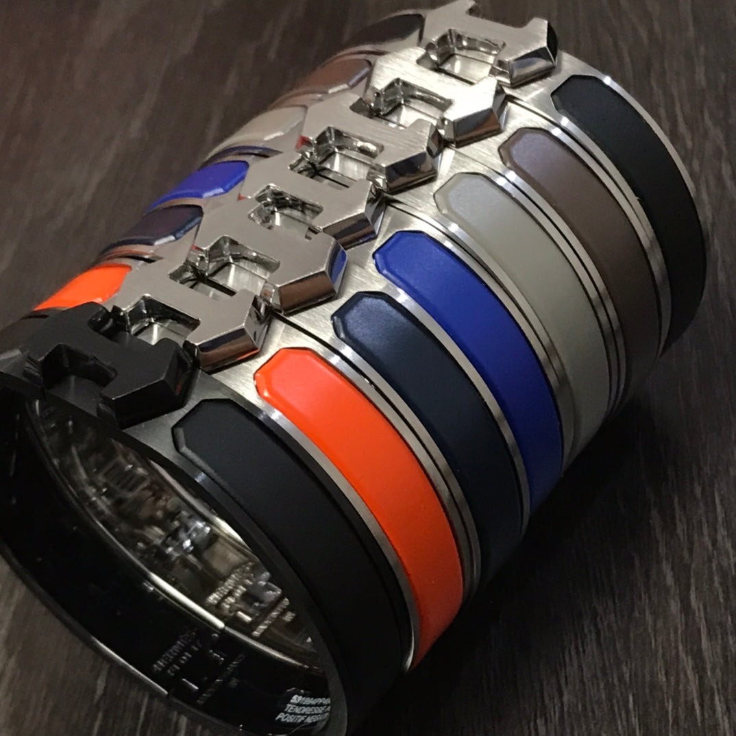 18K Hermes Super Orange Bracelet
