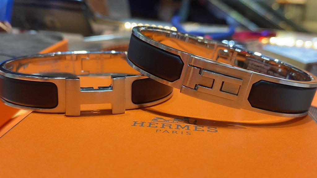 18K Hermes Jet Black Bracelet