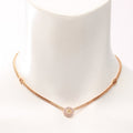 18K Gucci Double Flower Necklace