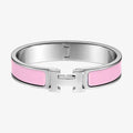 18K Hermes Clic Pink Bracelet
