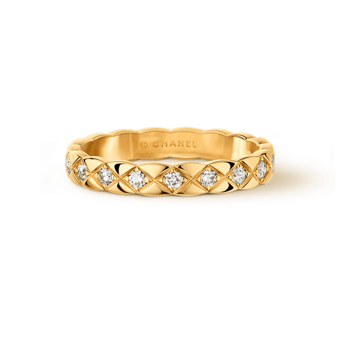 18K Chanel Coco Crush Mini Diamonds Ring