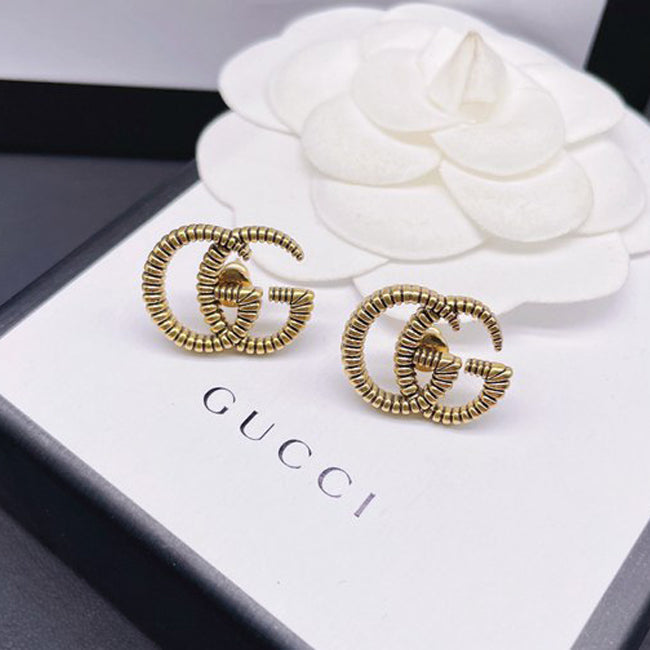 18K Gucci Double Earrings
