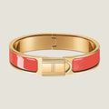 18K Hermes Clic Cadenas Red Bracelet