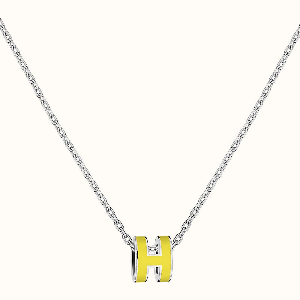 18K Hermes Mini Pop Yellow Necklace