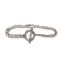 18K Hermes Finesse Link Diamond Bracelet