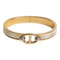 18K Hermes Mini Clic Cha?ne D'ancre Bracelet