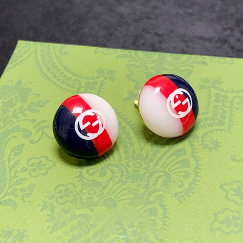 18K Gucci Double Color Earrings