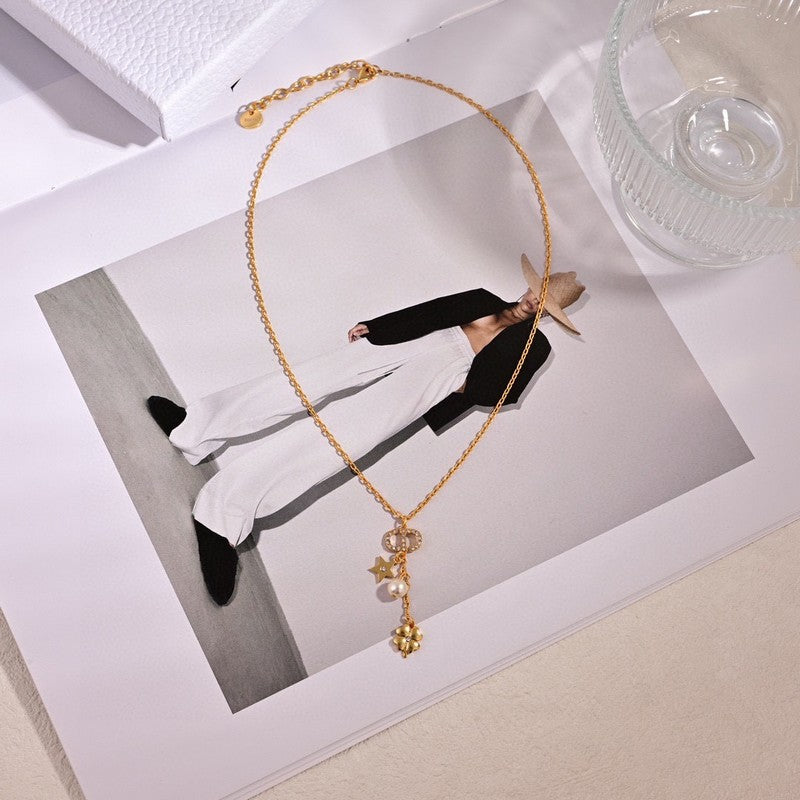 18K Dior Petit Lucky Charms Necklace