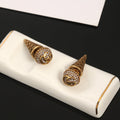 18K Gucci Double Vintage Earrings