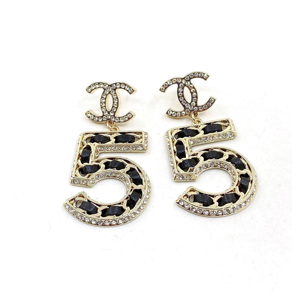 18K Chanel No. 5 Perfume Earrings