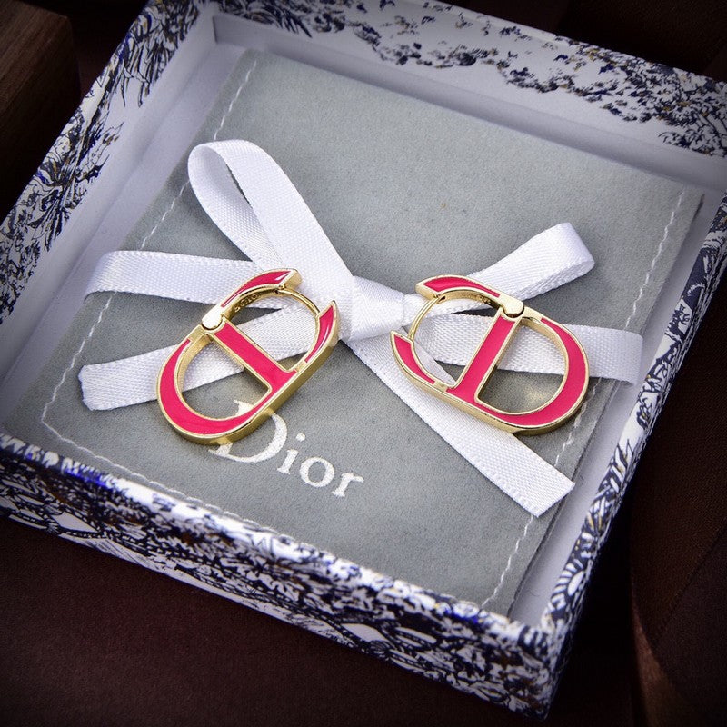 18K Dior 30 Montaigne Pink Earrings