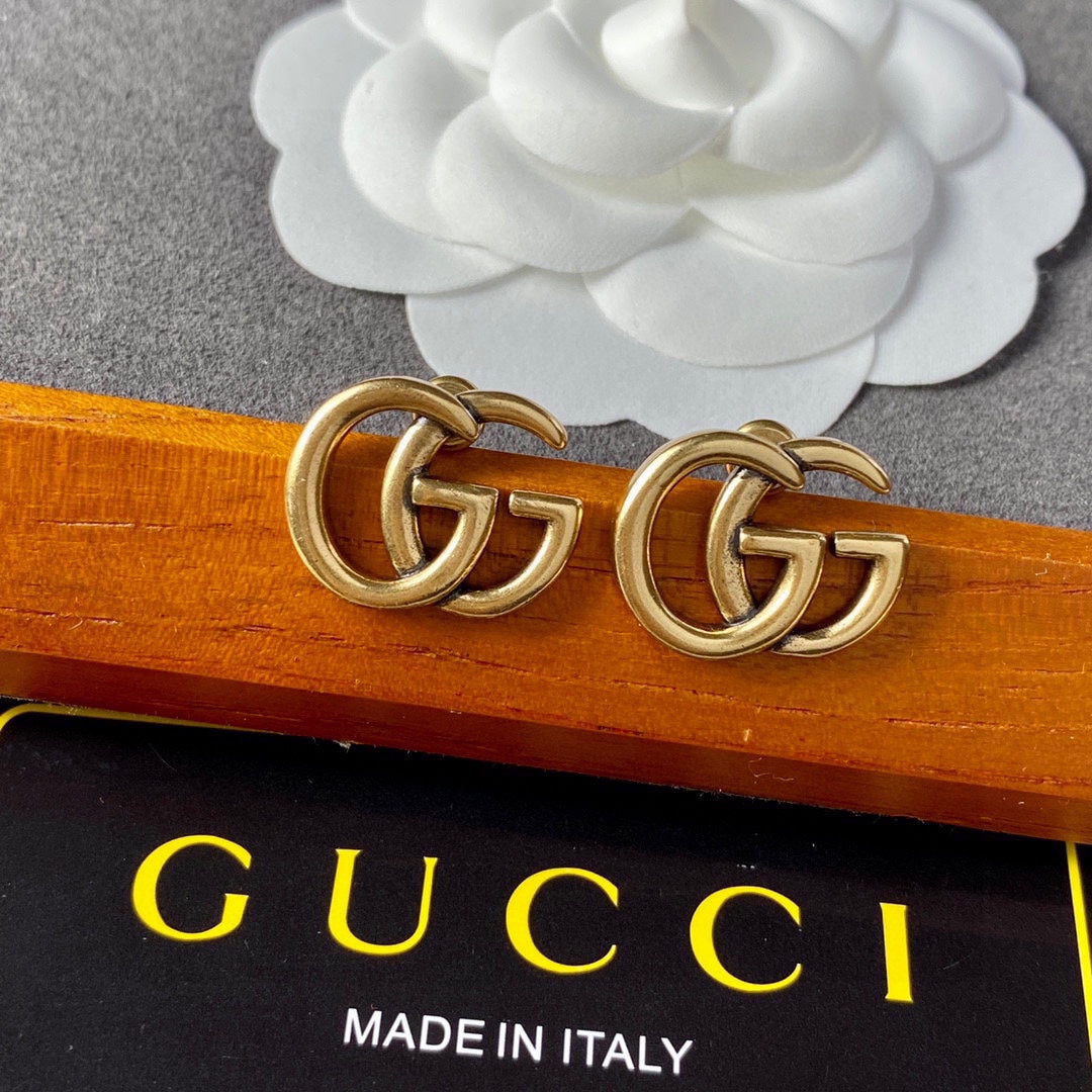 18K Gucci Double Earrings