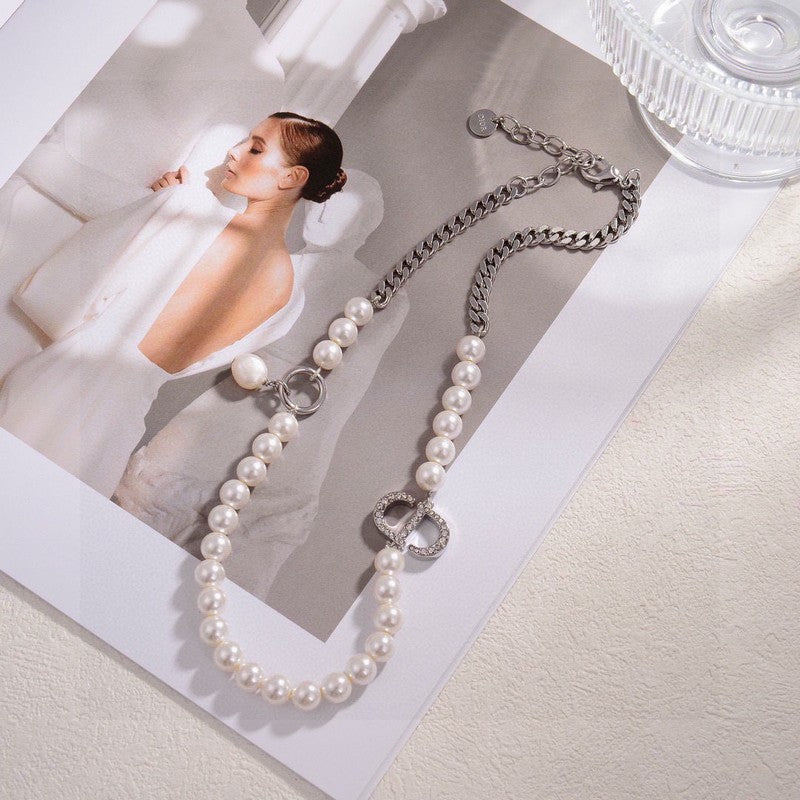 18K Dior Petit Pearl Necklace