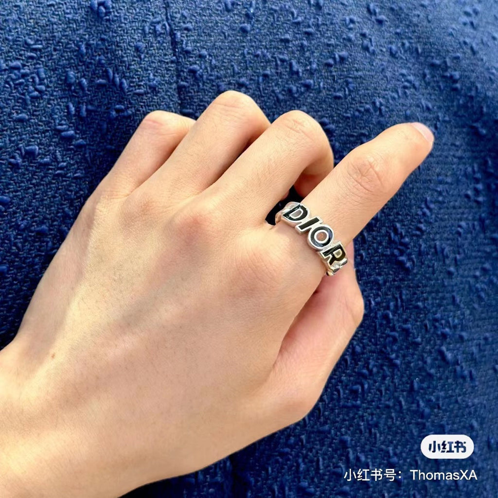 18K Dior Chain Ring
