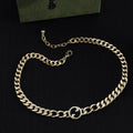 18K Gucci Double Chain Necklace
