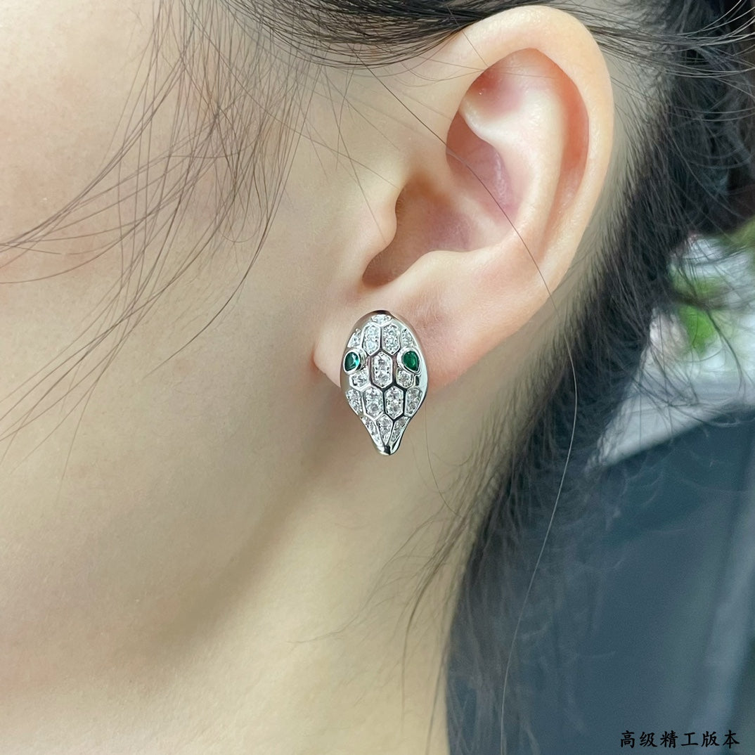 18K BVLGARI Serpenti Earrings