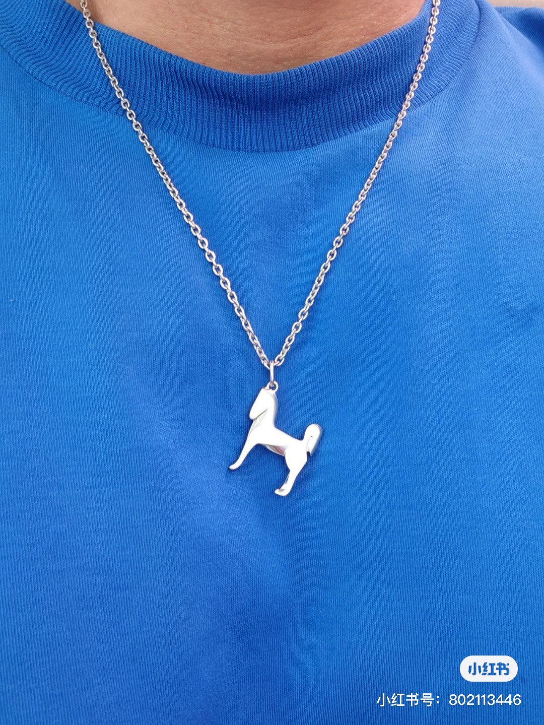 18K Hermes Panache Pendant Necklace