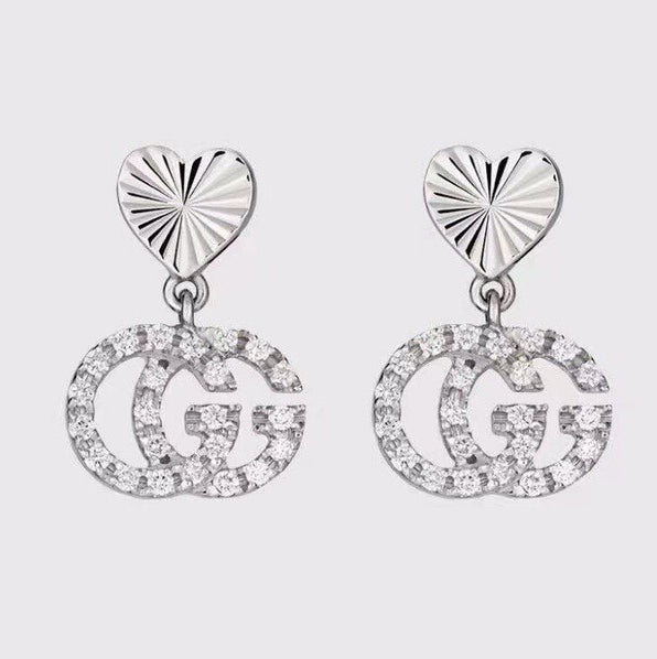 18K Gucci Double Running Earrings
