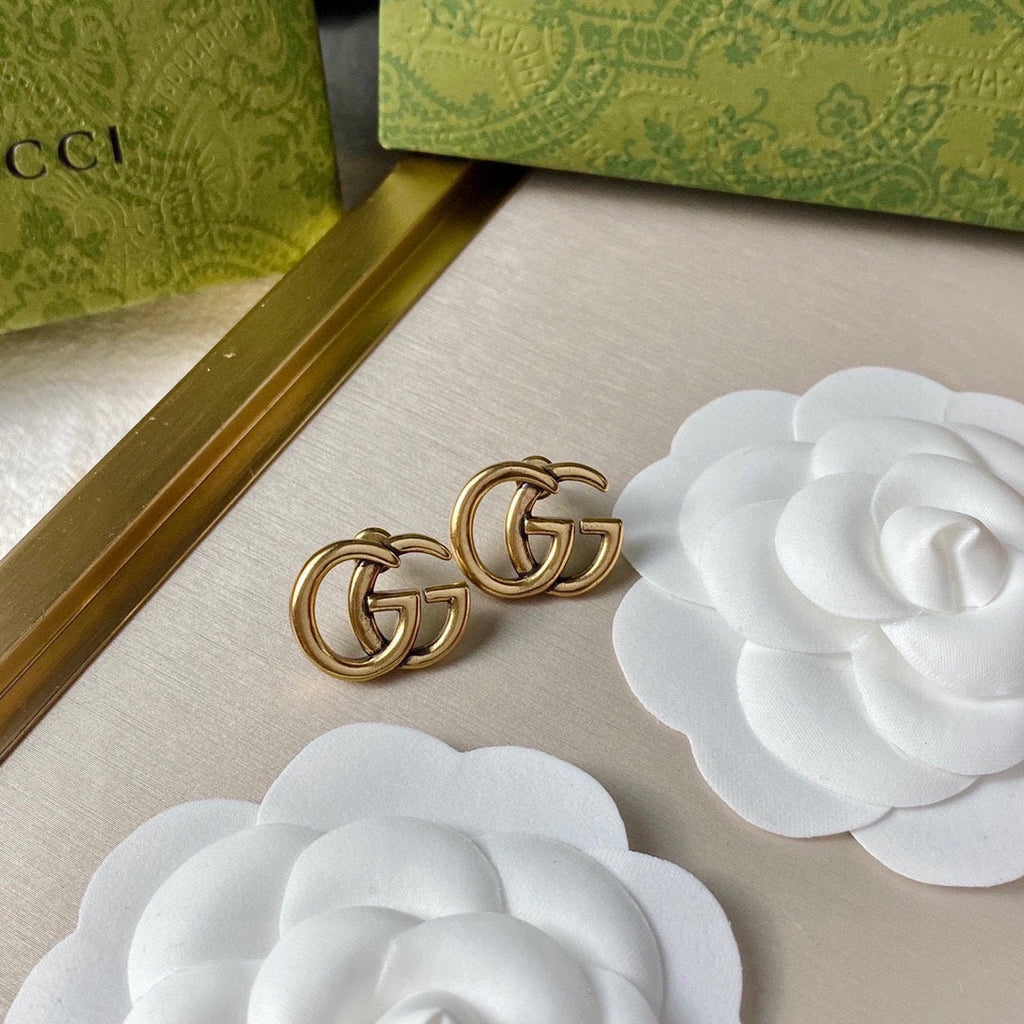 18K Gucci Double Earrings